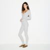 HEAVY WAFFLE BUTTON FRONT LEGGING