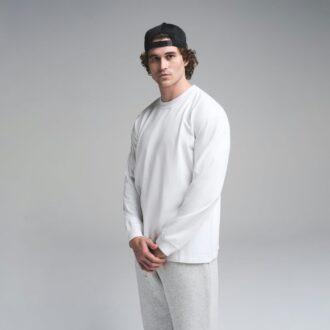 HEAVYWEIGHT COTTON MENS RELAXED LONG SLEEVE T-SHIRT