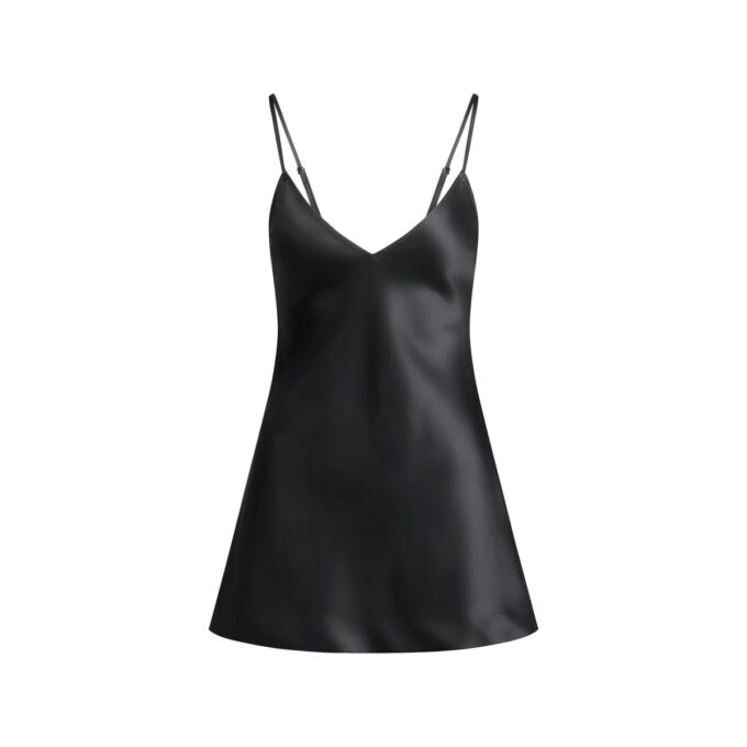 HEAVYWEIGHT SATIN CAMI MINI DRESS HEAVYWEIGHT SATIN CAMI MINI DRESS