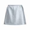 HEAVYWEIGHT SATIN MINI SKIRT HEAVYWEIGHT SATIN MINI SKIRT