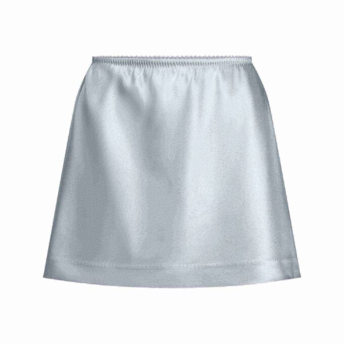 HEAVYWEIGHT SATIN MINI SKIRT HEAVYWEIGHT SATIN MINI SKIRT