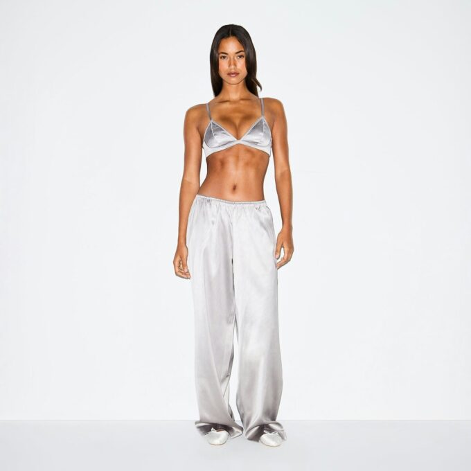 HEAVYWEIGHT SATIN WIDE LEG PANT HEAVYWEIGHT SATIN WIDE LEG PANT