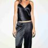 HEAVYWEIGHT SATIN WIDE LEG PANT HEAVYWEIGHT SATIN WIDE LEG PANT