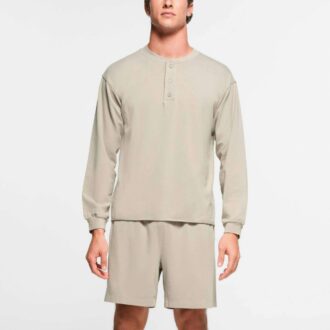 JERSEY LOUNGE MENS RELAXED HENLEY