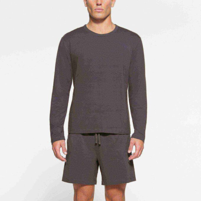 JERSEY LOUNGE MENS RELAXED LONG SLEEVE T-SHIRT JERSEY LOUNGE MENS RELAXED LONG SLEEVE T-SHIRT