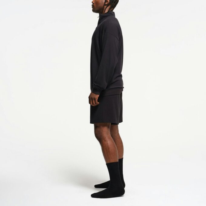 JERSEY LOUNGE MENS RELAXED QUARTER ZIP PULLOVER JERSEY LOUNGE MENS RELAXED QUARTER ZIP PULLOVER