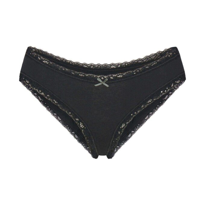 LIGHTWEIGHT COTTON LACE BRIEF