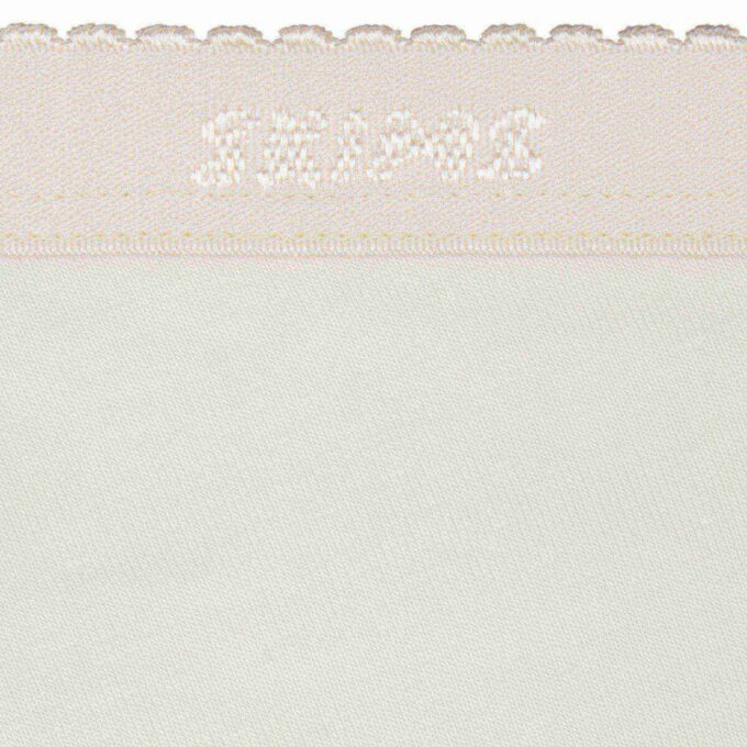 LIGHTWEIGHT COTTON LOGO PICOT STRING BIKINI