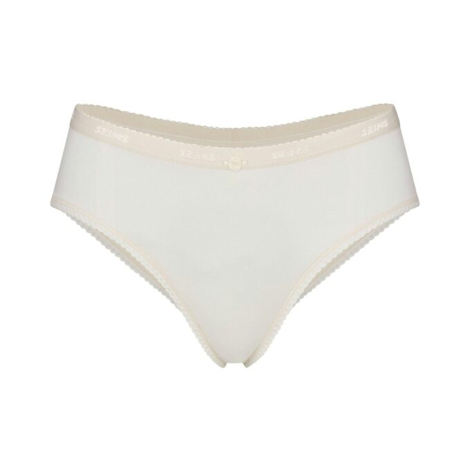 LIGHTWEIGHT COTTON LOGO PICOT HIPSTER