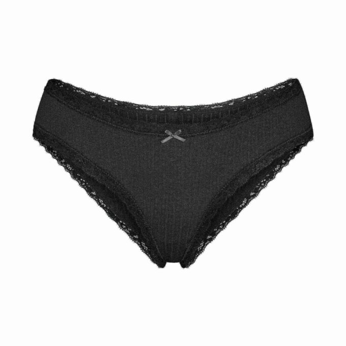 LIGHTWEIGHT COTTON POINTELLE LACE BRIEF LIGHTWEIGHT COTTON POINTELLE LACE BRIEF