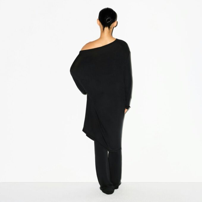 LIGHTWEIGHT MODAL LONG SLEEVE TUNIC LIGHTWEIGHT MODAL LONG SLEEVE TUNIC