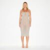 MILKY SHEER MIDI TUBE DRESS MILKY SHEER MIDI TUBE DRESS