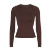 NikeSKIMS AIRY LONG SLEEVE CREW NECK TOP