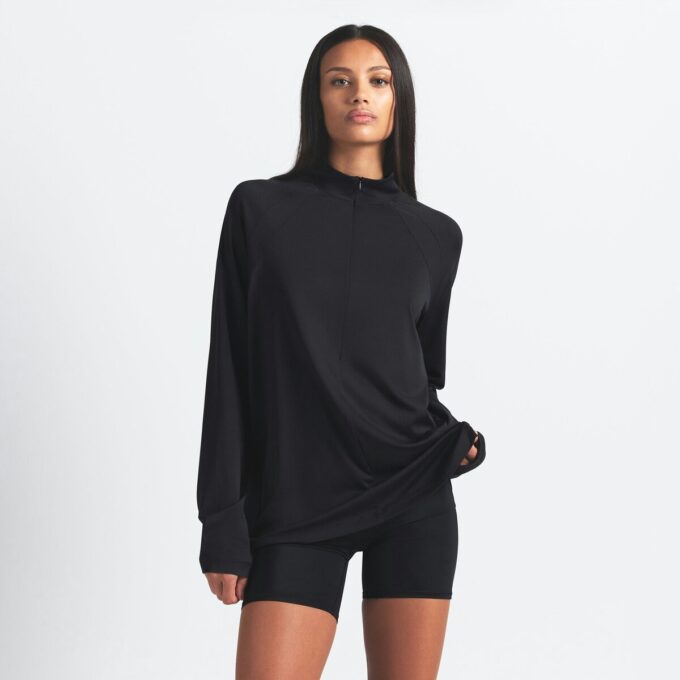 NikeSKIMS AIRY LONG SLEEVE HALF ZIP