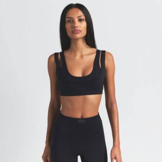 NikeSKIMS MATTE DOUBLE STRAP SCOOP BRA