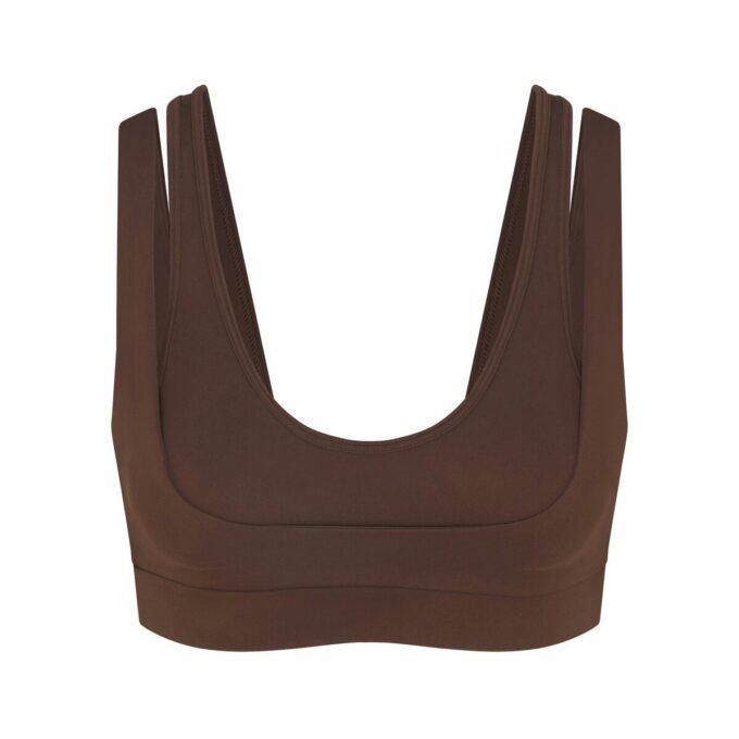 NikeSKIMS MATTE DOUBLE STRAP SCOOP BRA