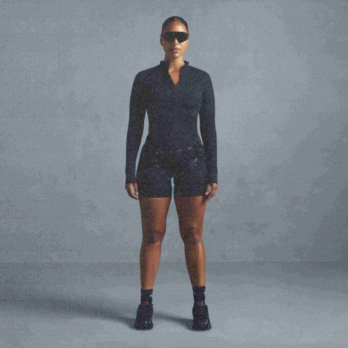 NikeSKIMS MATTE MOCK NECK FULL ZIP JACKET