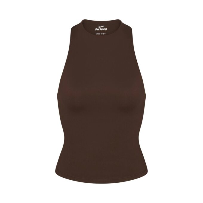 NikeSKIMS MATTE MOCK NECK RACER TANK