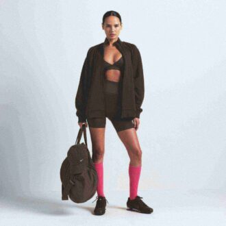 NikeSKIMS MATTE TRICOT OVERSIZED TRACK JACKET