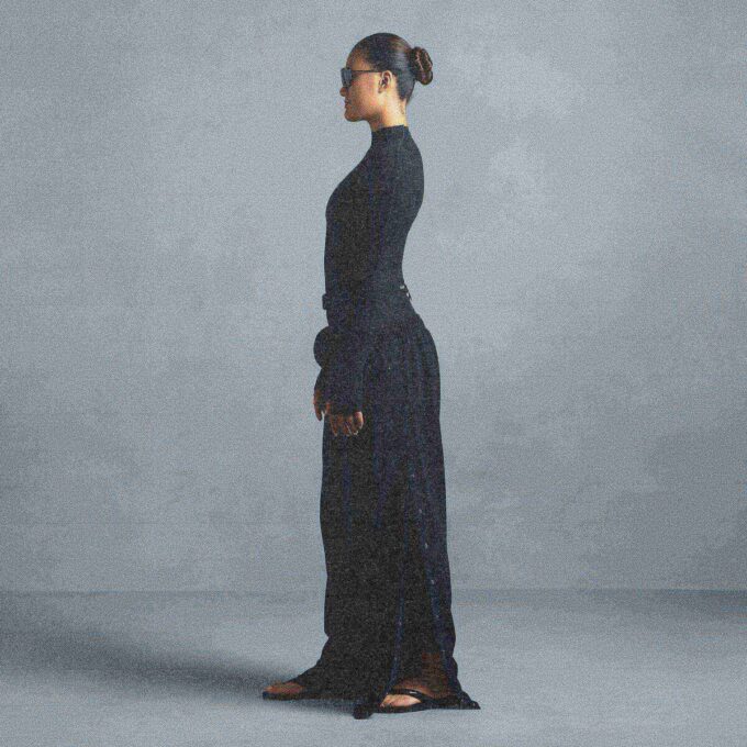 NikeSKIMS MATTE TRICOT SIDE SNAPS PANT NikeSKIMS MATTE TRICOT SIDE SNAPS PANT