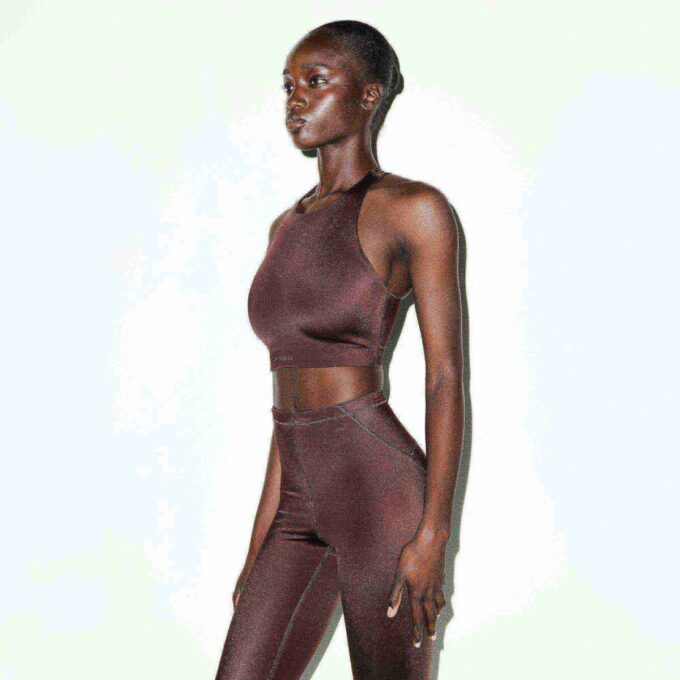 NikeSKIMS SHINE DRAWCORD CROP 17″ LEGGING