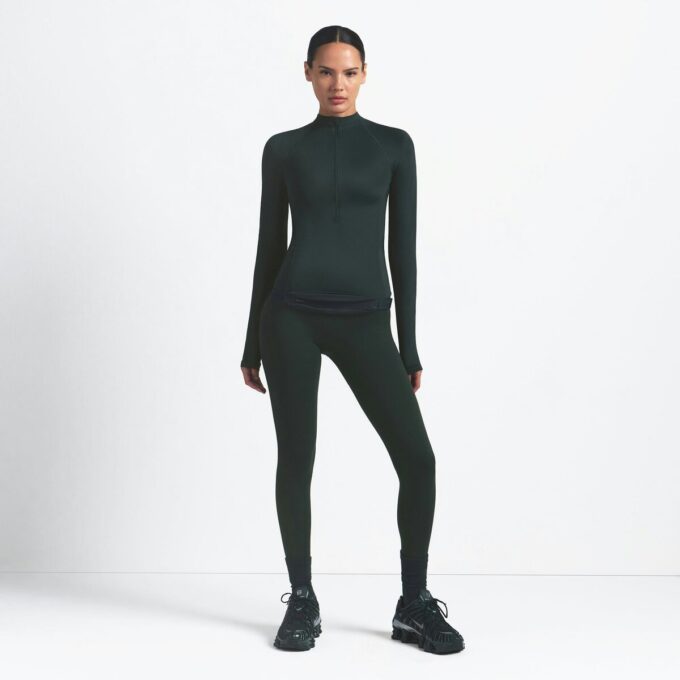 NikeSKIMS SHINE LONG SLEEVE HALF ZIP