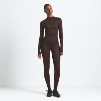 NikeSKIMS SHINE LONG SLEEVE HALF ZIP