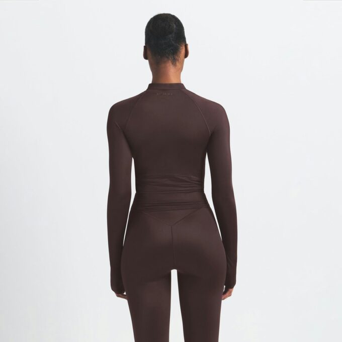 NikeSKIMS SHINE LONG SLEEVE HALF ZIP