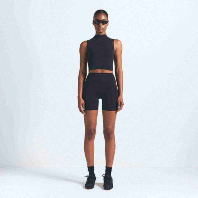 NikeSKIMS VINTAGE SEAMLESS MOCK NECK BRA TOP NikeSKIMS VINTAGE SEAMLESS MOCK NECK BRA TOP