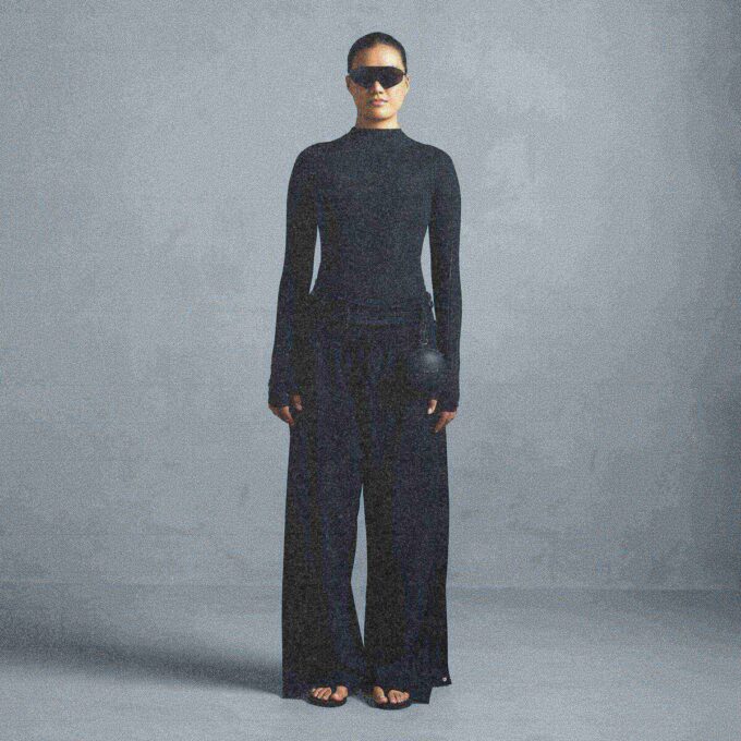 NikeSKIMS WEIGHTLESS LAYERS MOCK NECK LONG SLEEVE TOP