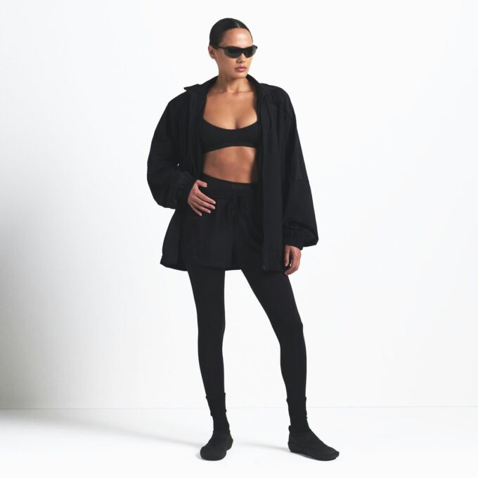 NikeSKIMS WOVEN NYLON OVERSIZED TRACK JACKET