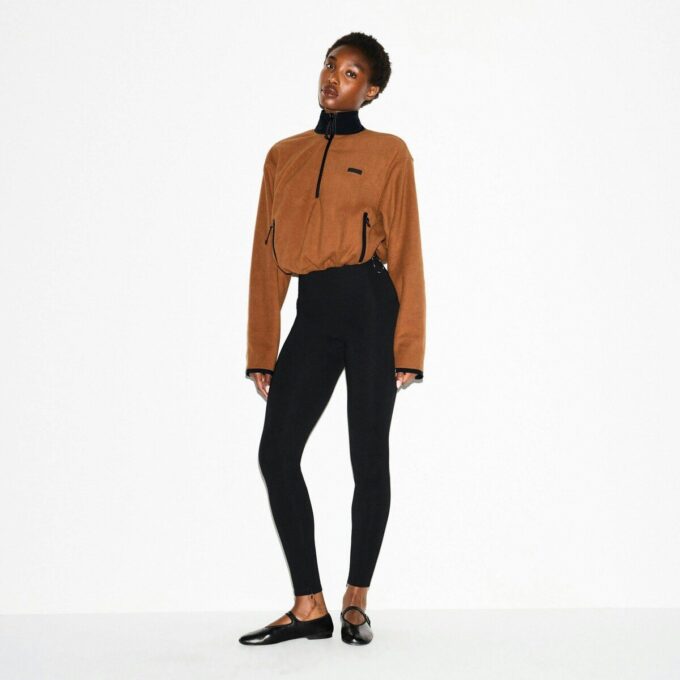 OUTDOOR FLEECE HALF ZIP PULLOVER