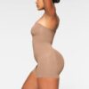SEAMLESS SCULPT STRAPLESS SHORTIE BODYSUIT