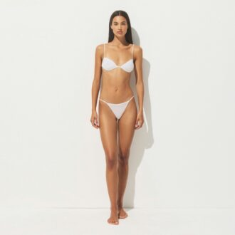 SHEER COTTON SHEER RIB STRING THONG