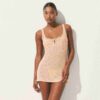 SHEER RIB MINI SLIP DRESS SHEER RIB MINI SLIP DRESS