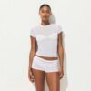 SHEER RIB T-SHIRT SHEER RIB T-SHIRT