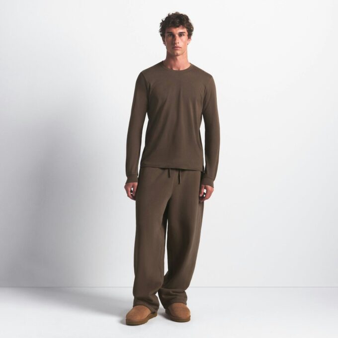 SKIMS COTTON MENS CLASSIC LONG SLEEVE T-SHIRT SKIMS COTTON MENS CLASSIC LONG SLEEVE T-SHIRT