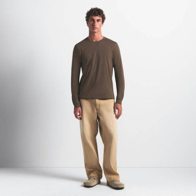 SKIMS COTTON MENS CLASSIC LONG SLEEVE T-SHIRT SKIMS COTTON MENS CLASSIC LONG SLEEVE T-SHIRT