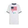 SKIMS FOR TEAM USA COTTON RIB PARALYMPIC T-SHIRT MINI DRESS SKIMS FOR TEAM USA COTTON RIB PARALYMPIC T-SHIRT MINI DRESS