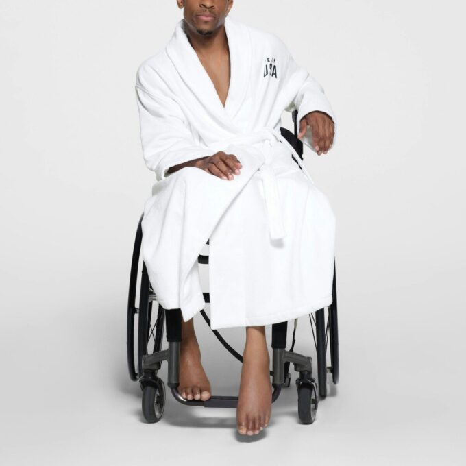 SKIMS FOR TEAM USA TERRY PARALYMPIC UNISEX ROBE