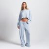 SKIMS SLEEP CROPPED LONG SLEEVE AND PANT SET SKIMS SLEEP CROPPED LONG SLEEVE AND PANT SET