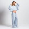SKIMS SLEEP CROPPED LONG SLEEVE AND PANT SET SKIMS SLEEP CROPPED LONG SLEEVE AND PANT SET