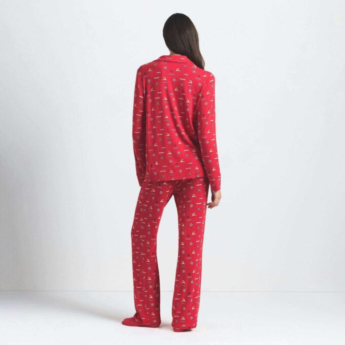 SKIMS SLEEP LONG SLEEVE BUTTON UP SET SKIMS SLEEP LONG SLEEVE BUTTON UP SET