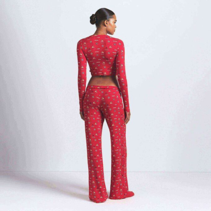 SKIMS SLEEP SUPER CROPPED LONG SLEEVE SKIMS SLEEP SUPER CROPPED LONG SLEEVE