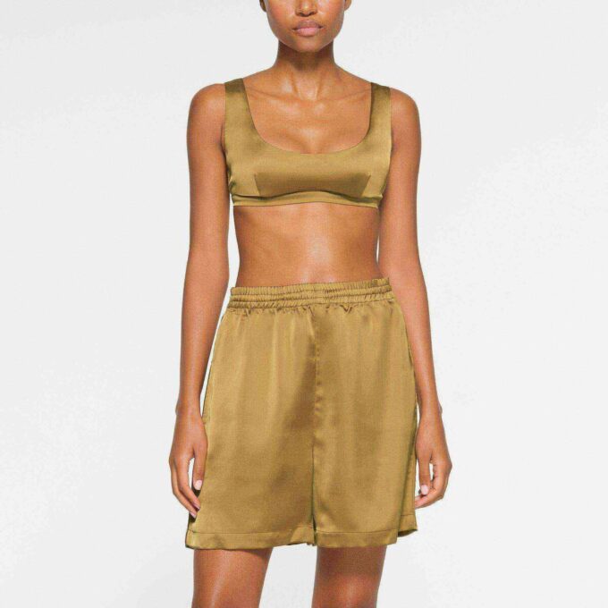 SKIMS SPORTY SATIN LOOSE SHORT