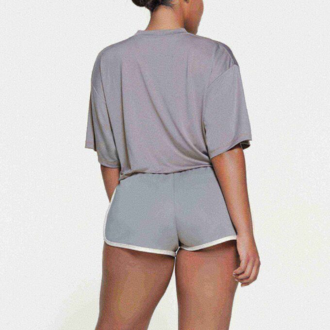 SKIMS TRACK MESH OVERSIZED T-SHIRT