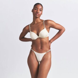 SKIMS ULTIMATE RHINESTONE TEARDROP PUSH-UP BRA SKIMS ULTIMATE RHINESTONE TEARDROP PUSH-UP BRA