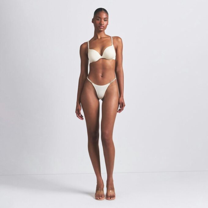 SKIMS ULTIMATE RHINESTONE TEARDROP PUSH-UP BRA