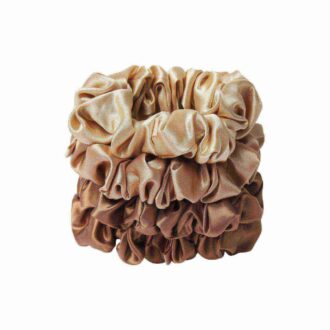 SLIP X SKIMS PURE SILK LARGE SCRUNCHIES 4-PACK