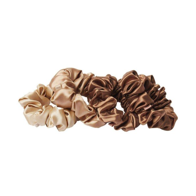 SLIP X SKIMS PURE SILK LARGE SCRUNCHIES 4-PACK